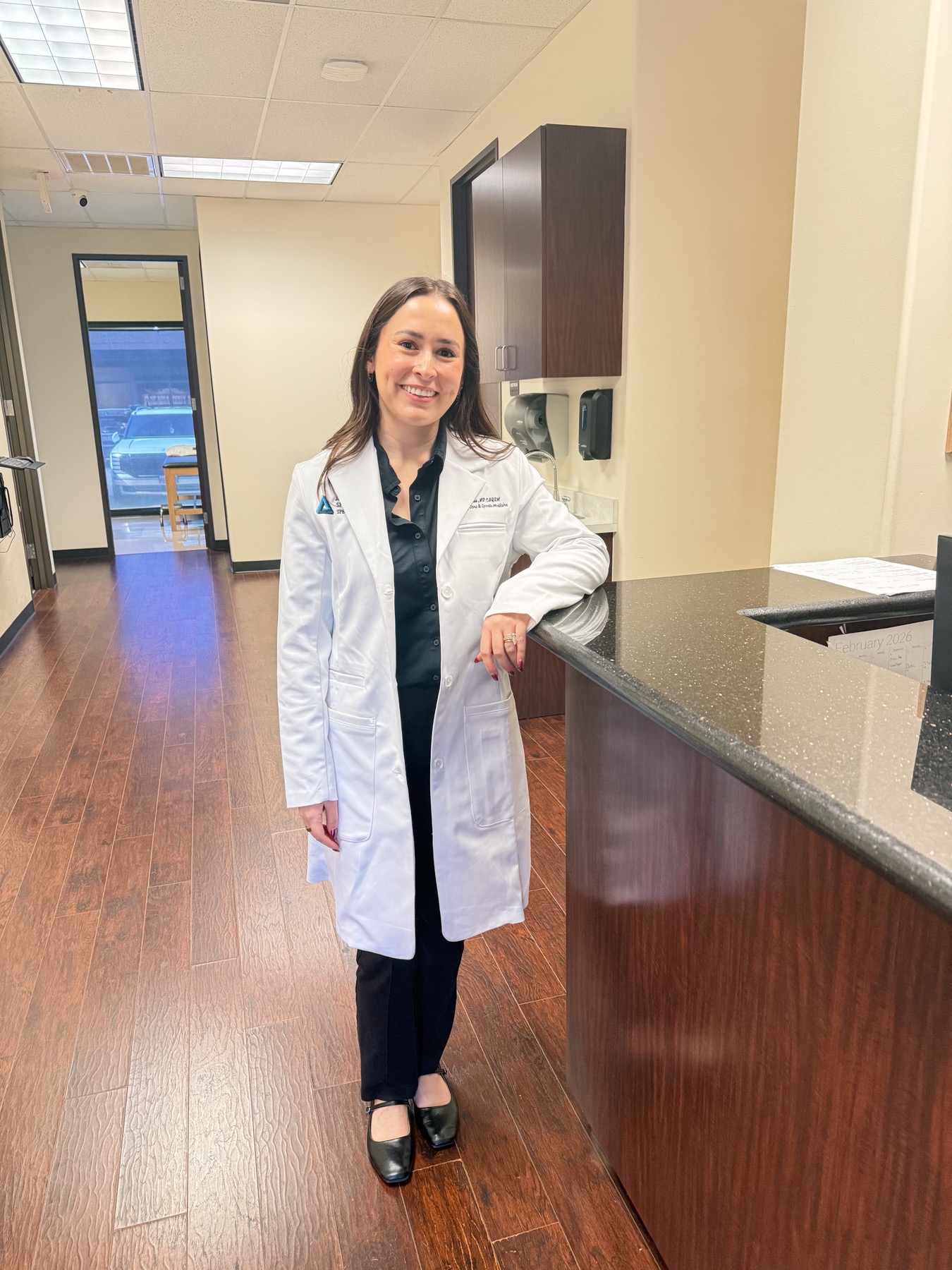 Amy Jones, MD in the clinic